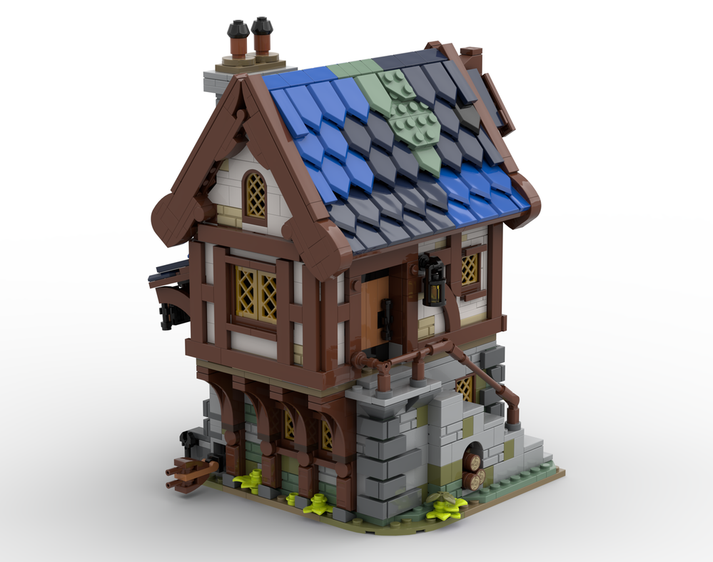 Lego Blacksmith scaled down