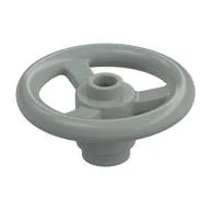 Technic Steering Wheel Small (3 Studs Diameter) / Light Gray