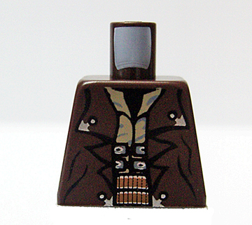 Lego Torso SW Jacket with Silver Buttons and Ammo Belt Pattern (Cad Bane)