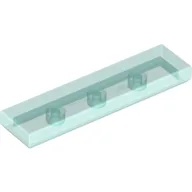 Tile 1 x 4 with Groove / Trans-Light Blue