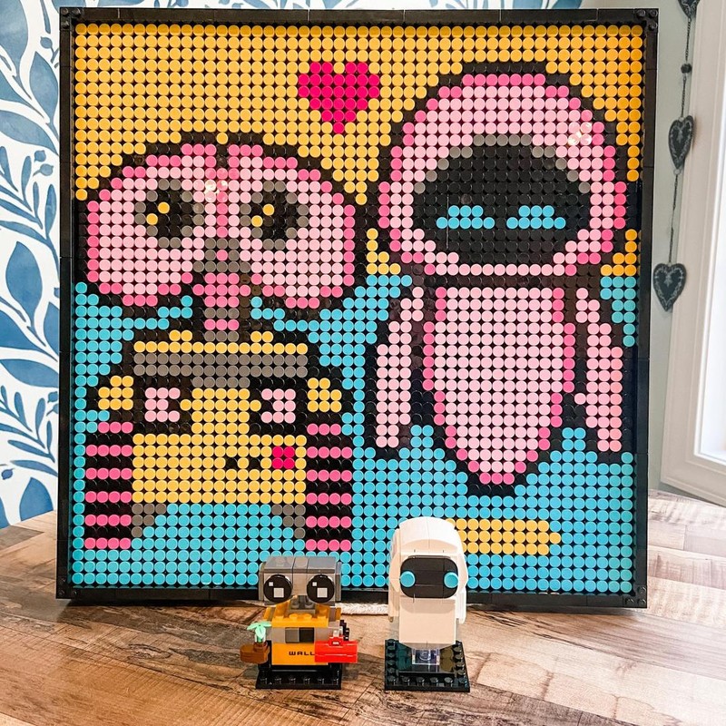 Lego WALL-E & EVE Art Design