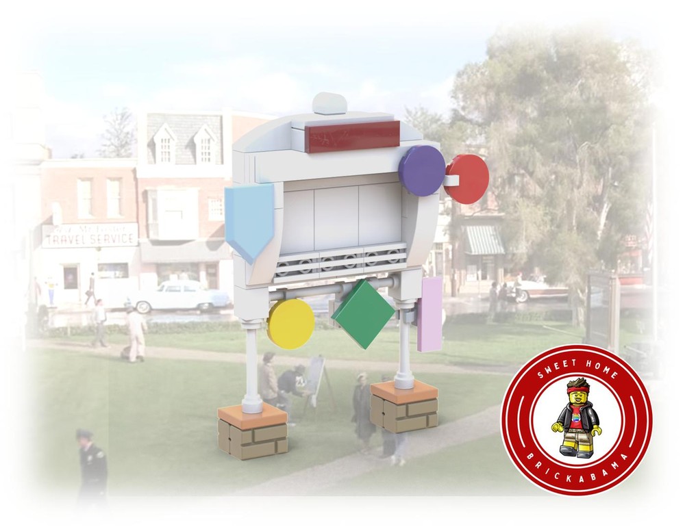 Lego Historic Downtown Sign