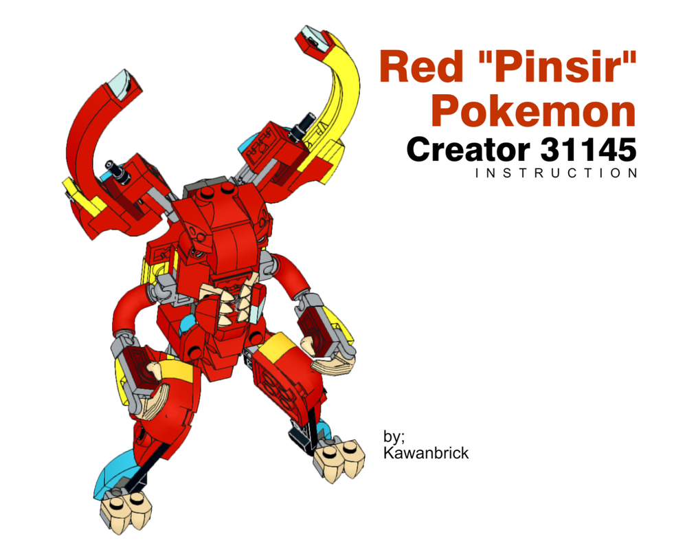 Lego Red 'Pinsir'
