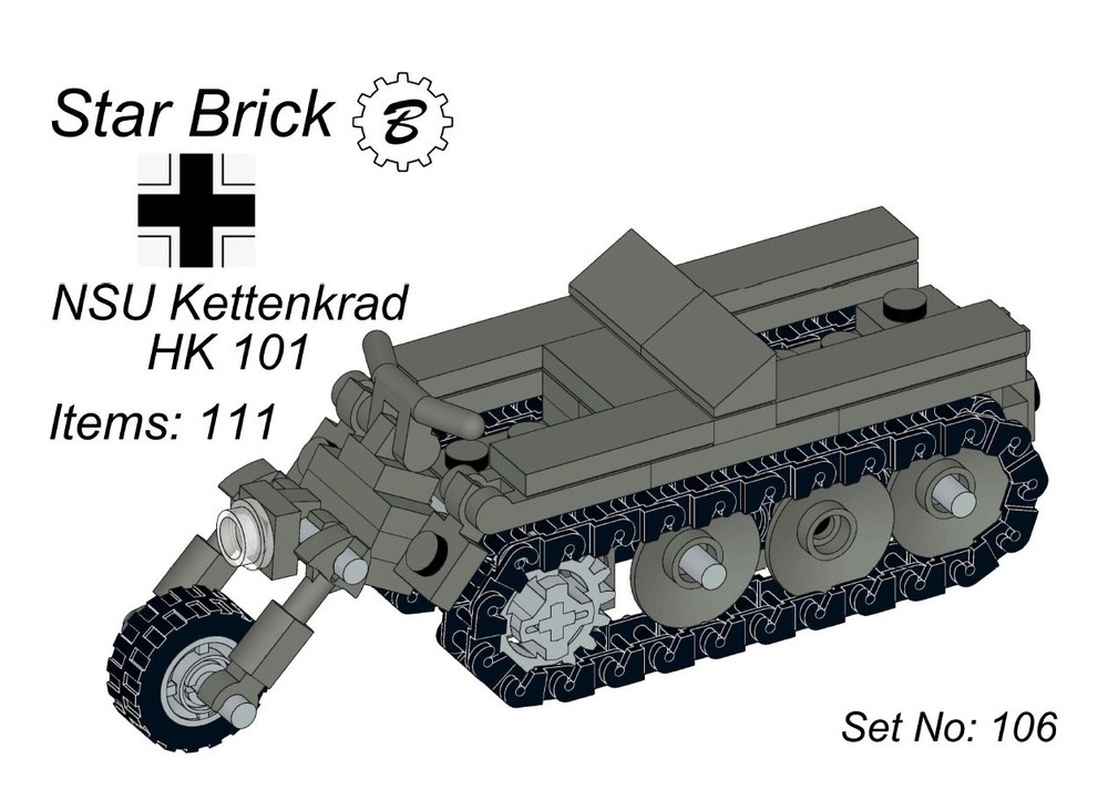 Lego NSU Kettenkrad HK 101