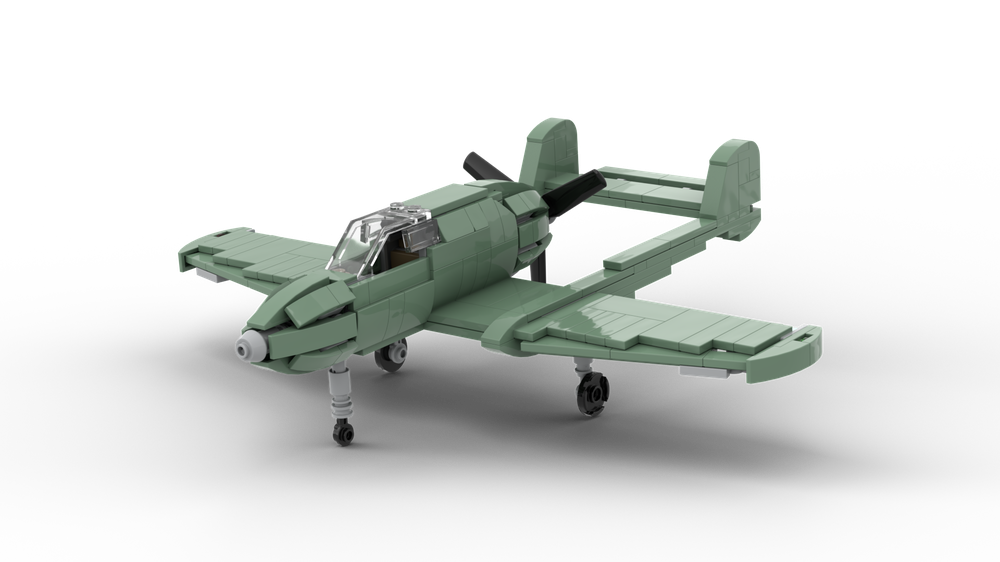 Lego SAAB J21 (Minifig Scale 1:42)