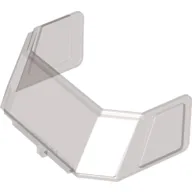 Glass for Windscreen 4 x 6 x 4 Cab with Hinge [Fits 45406] / Trans-Brown