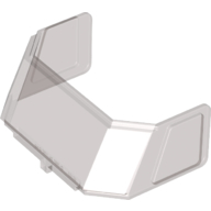 Lego Glass for Windscreen 4 x 6 x 4 Cab with Hinge [Fits 45406] / Trans-Brown