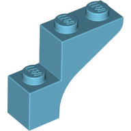 Lego Brick Arch 1 x 3 x 2 / Medium Azure