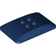 Lego Brick Curved 6 x 4 x 2/3 Quad Curved with 2 x 2 Studs / Dark Blue