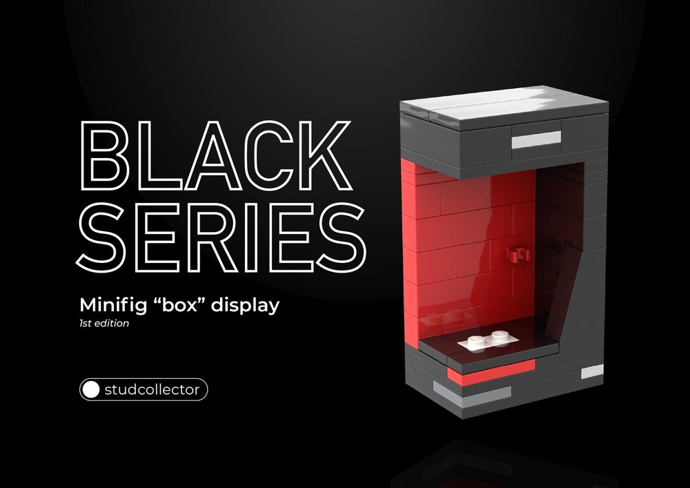 Lego Black Series Box - Minifigure Display