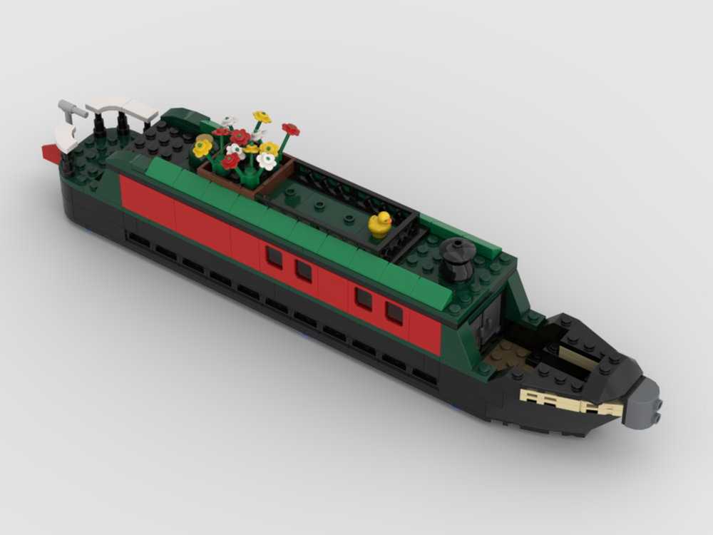 Lego "The Rag Doll" - Canal Narrow Boat