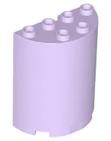 Cylinder Half 2 x 4 x 4