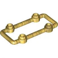 Lattice 3 x 6 Module with Studs / Pearl Gold