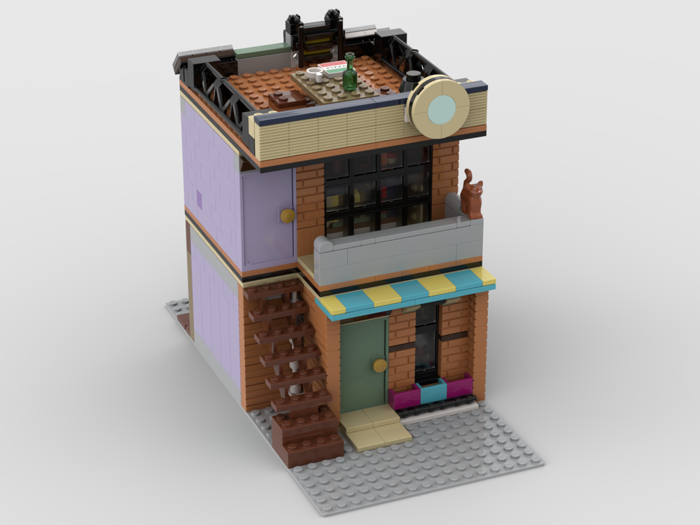 Lego Monica and Rachel - General Merchandise and Apartment