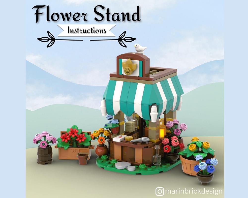 Lego Flower Stand - LEGO CASTLE MEDIEVAL MOC
