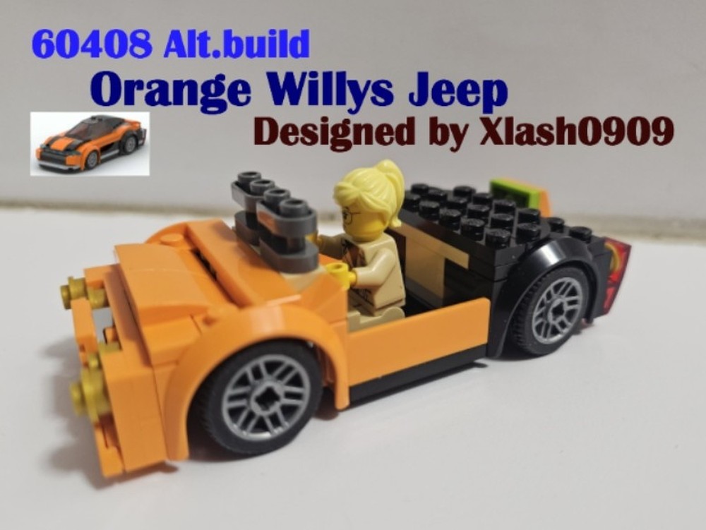 Lego 60408 Orange Willy Jeep