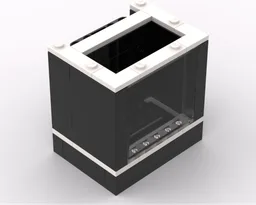 Minifigure Display Case Wall Mountable