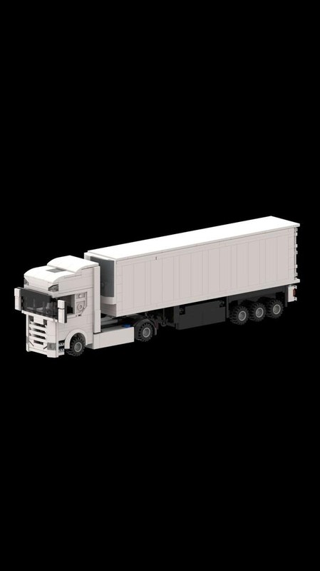 Lego Scania S460 and Schmitz refrigerated trailer
