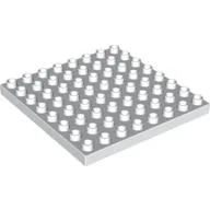 Duplo Plate 8 x 8 / White