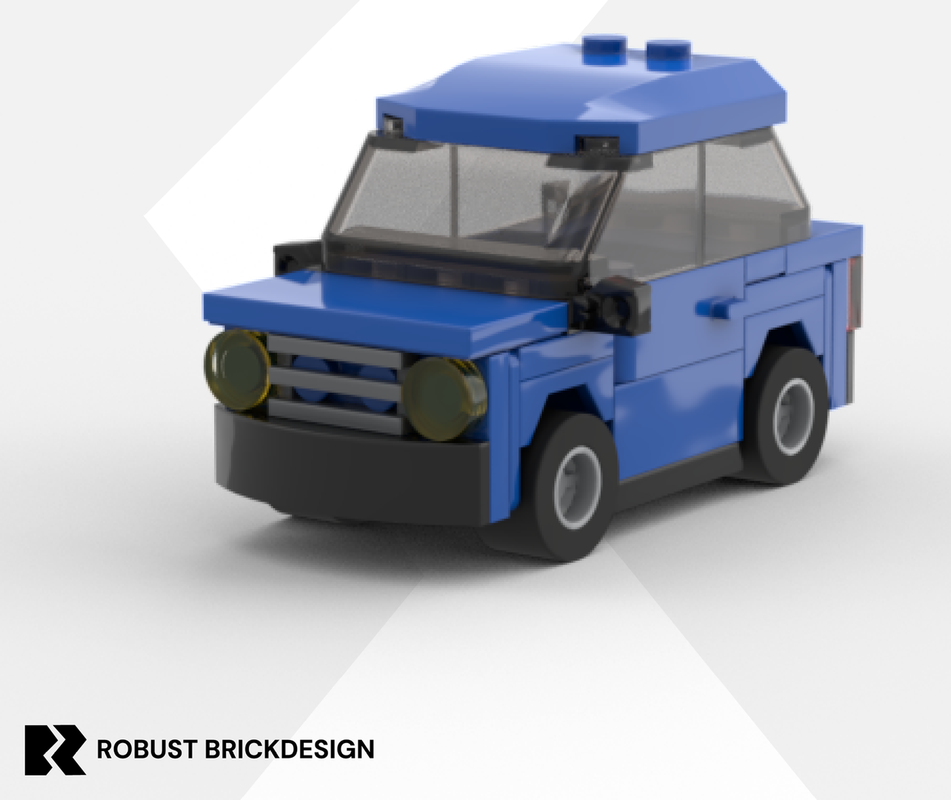 Lego Modern City Sedan | 4-Wide Car