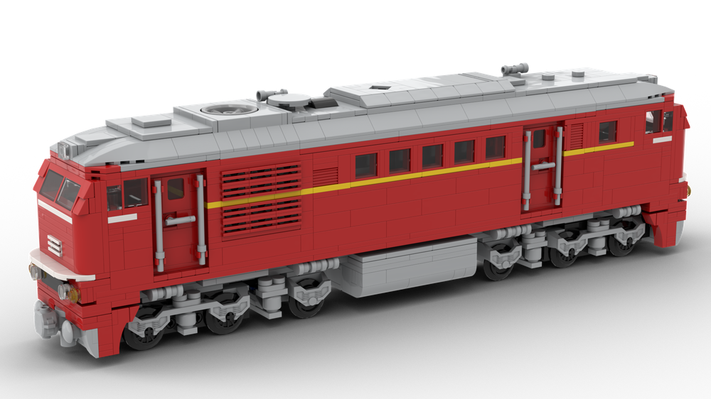 Lego Diesel locomotive - BR 120 - RC - MOC