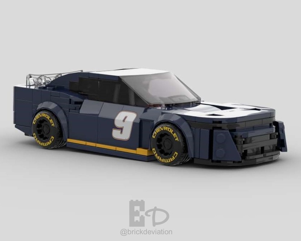 Lego NASCAR Next Gen Number 9 NAPA Auto Parts Chevrolet Camaro ZL1 - Chase Elliot