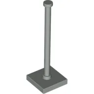 Tile Special 2 x 2 with Bar and Stud / Light Gray