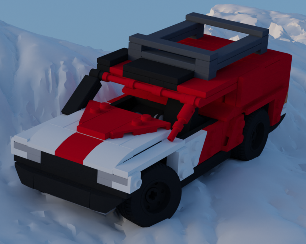 Lego Hyundai Santa Cruz Rally Raid (Christmas special)