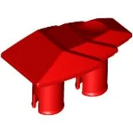 Fairing 1 x 2 Stepped with Two Pins / Red