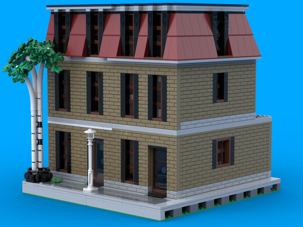 Lego French style townhouses