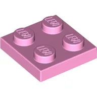 Plate 2 x 2 / Bright Pink