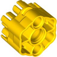 Lego Launcher, Weapon Rapid Shooter Six Barrel, 3 Fingers / Yellow
