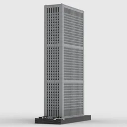 Republic Plaza at 1/650th Scale