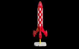 Tintin Moon Rocket