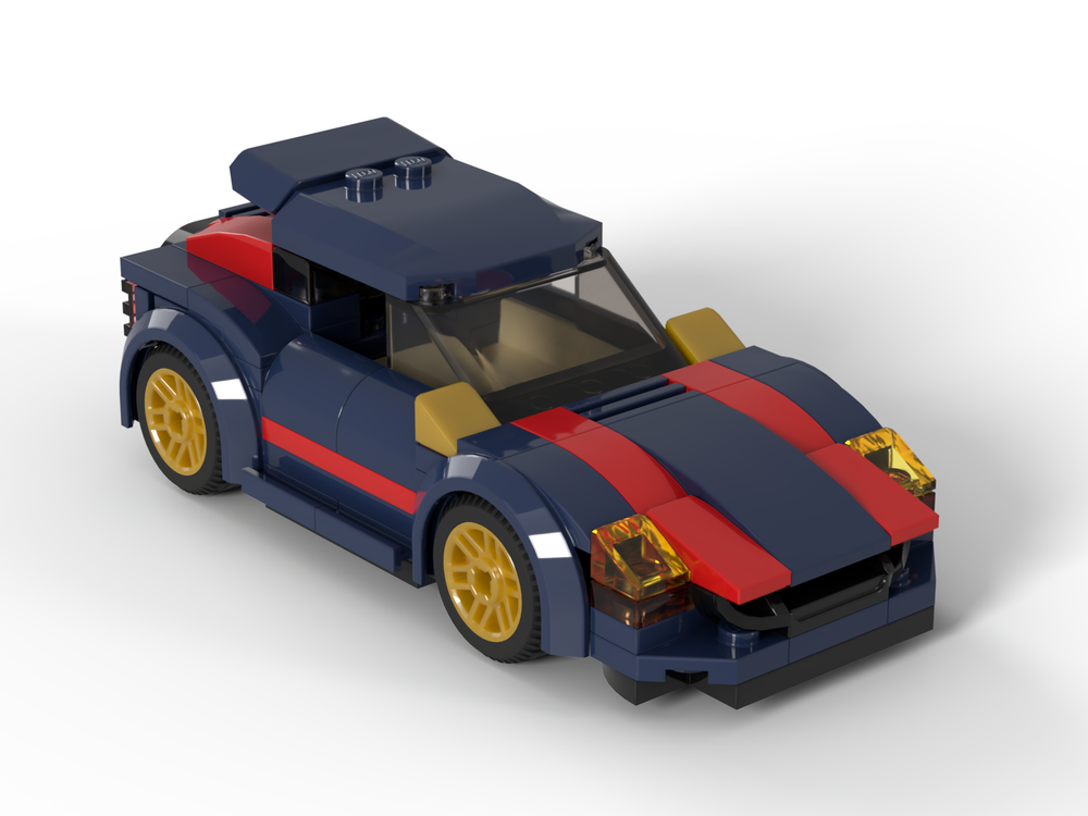 Lego Silvia Quattro, Tribute Edition (Blue Striped)
