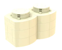 Upscaled 1x2 Log Profile Brick