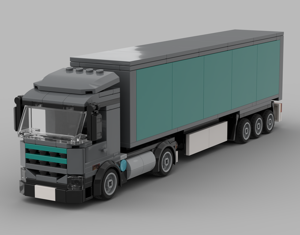 Lego Truck City Scania with Trailer