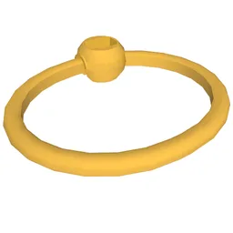 Attachment Ring (DOTS) / Pearl Gold