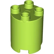 Duplo Brick Round 2 x 2 x 2 / Lime