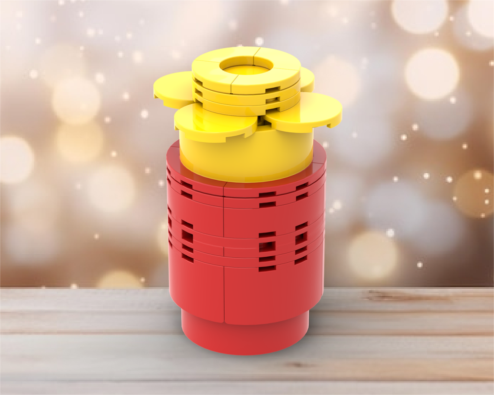 Lego Upscaled 1x1 present