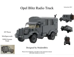 WWII German Opel Blitz Radio Truck