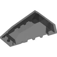 Windscreen 4 x 6 x 1 2/3 Wedge Angled / Trans-Black