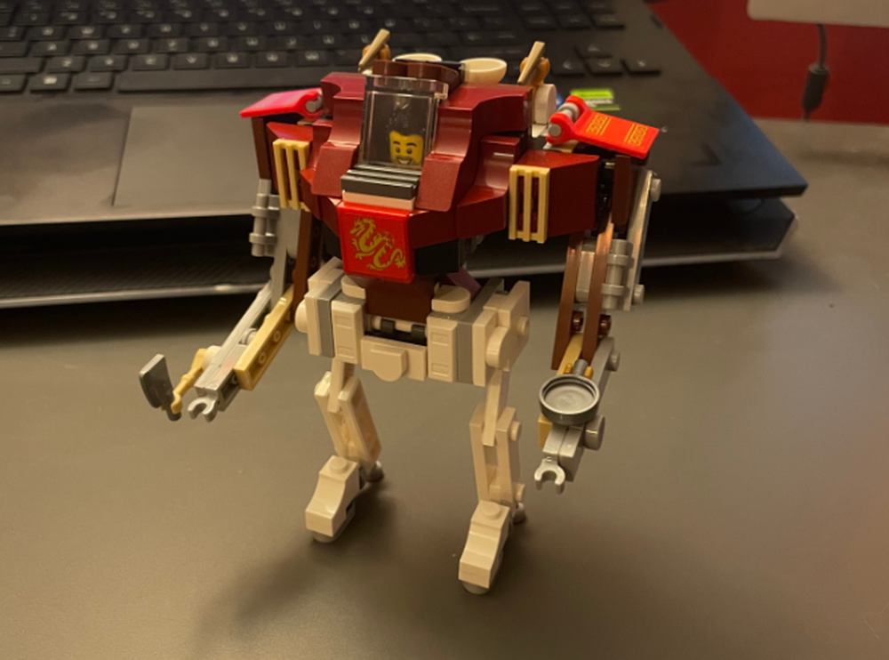 Lego Noodle Shop Mech Suit