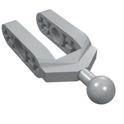 Technic Steering Knuckle Arm with Ball Joint / Light Bluish Gray