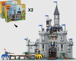 Horse Lord Castle - Alternate Build of 2 x 31168 Medieval Horse Knight Castle
