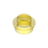 Plate Round 1 x 1 with Solid Stud / Trans-Yellow