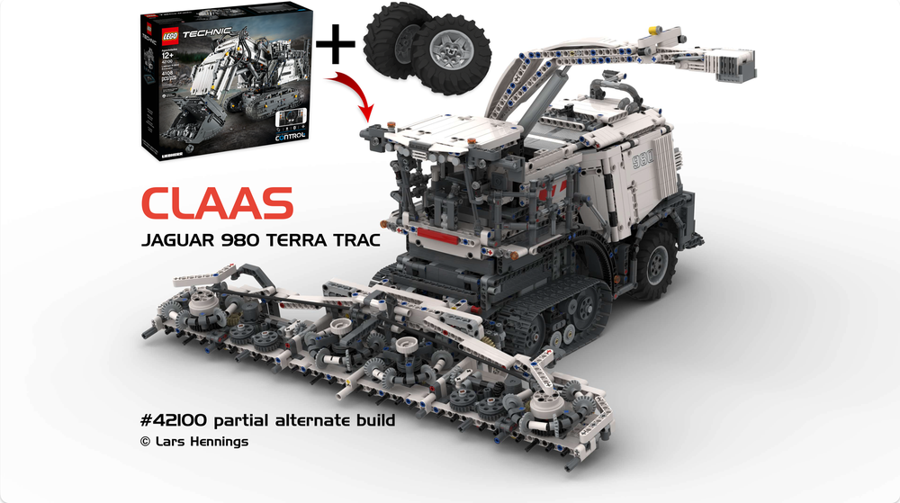 Lego 42100 Claas Jaguar 980 Terra Trac