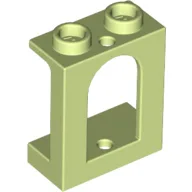 Window 1 x 2 x 2 Castle / Yellowish Green
