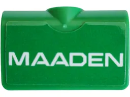 Technic, Panel Curved 2 x 3 x 1 with White 'MAADEN' Pattern (Sticker) - Set 42240