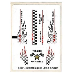Sticker Sheet for Set 8121-1 / [No Color/Any Color]